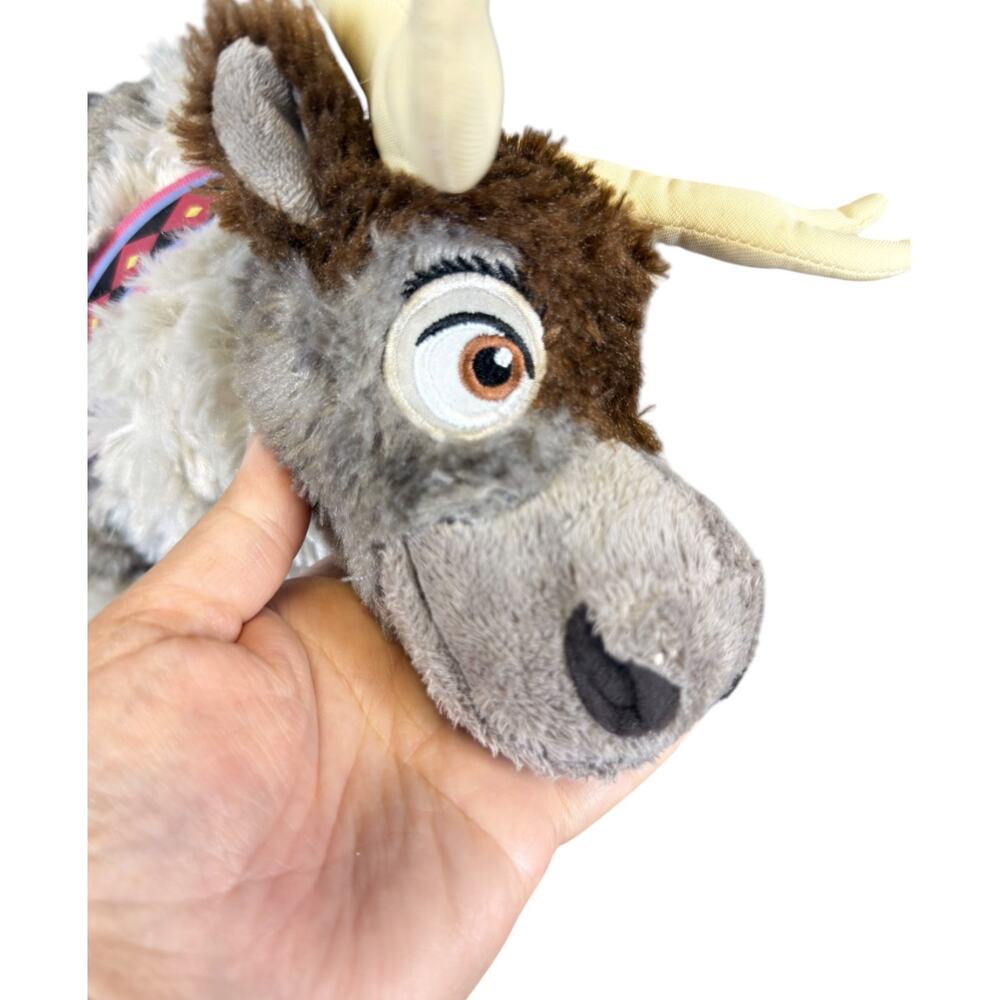 Disney Store Authentic Sven Frozen Reindeer Plush 18" Poseable Legs Harness